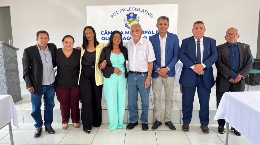 Câmara Municipal de Olho D'água do Piauí empossa nova Mesa Diretora para 2026